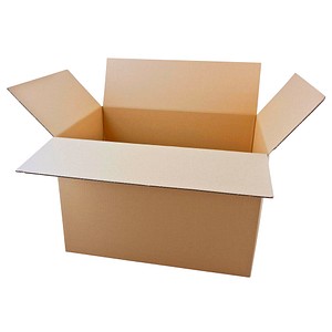 Nestler Wellpapp-Faltkartons 1-wellig braun 60,0 x 39,0 x 41,7 cm Außenmaß, 20 St.