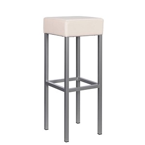myCUBUS Barhocker beige Leder