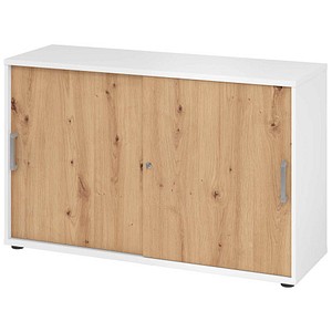 4032062304747 - Schiebetürenschrank 1752S V1752S W R CE asteiche weiß 1 Fachboden 1200 x 400 x 748 cm