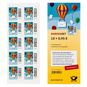 4050357025085 - 095 ? Briefmarken Ballonpost selbstklebend 4050357025085 Deutsche Post