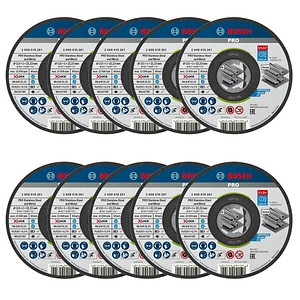BOSCH PRO Stainless Steel and Metal X-Lock Trennscheiben 115x1,0mm 10 St.