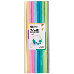 folia Krepppapier TREND farbsortiert 32 g/qm 10 Rollen