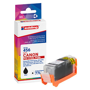 edding EDD-456 schwarz Druckerpatrone kompatibel zu Canon PGI-570 XL