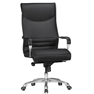 4250950279391 - XXL Chefsessel SPM1404 Kunstleder schwarz Gestell silber