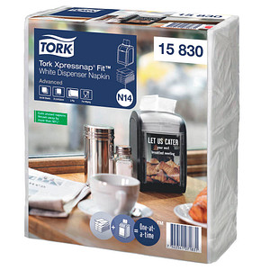 7322541071831 - TORK Servietten Xpressnap Fit® weiß 2-lagig 83 x 107 cm 720 St