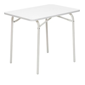 BEST Kinder-Campingtisch weiß rechteckig 60,0 x 40,0 x 49,0 cm