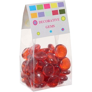 GLOREX Glasnuggets - Bastelbedarf - Orange - 20mm