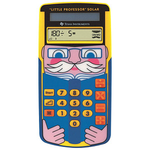 TEXAS INSTRUMENTS Little Professor™ Solar Mathetrainer bunt