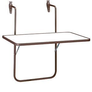 6096735389330 - BEST Boy  Balkonhängetisch weiß 600 x 400 x 50 cm