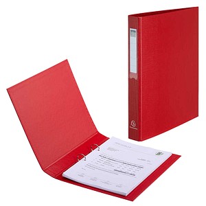Exacompta Ringbuch 2-Ringe rot 4,0 cm DIN A4, 1 St.