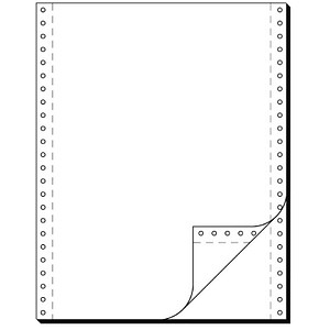 SIGEL Endlospapier A4 hoch 2-fach, 60 g/qm weiß 1.000 Blatt
