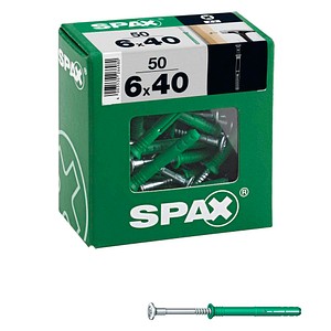 4003530266980 -  4861080600406 Nageldübel Ø 6 mm x 40 mm 4003530266980 50 Stück
