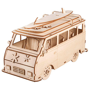 4006166410260 - Holzbausatz 3D Campingbus 30 x 13 x 17 cm 4006166410260 - Holzbausatz 3D Campingbus 30 x 13 x 17 cm