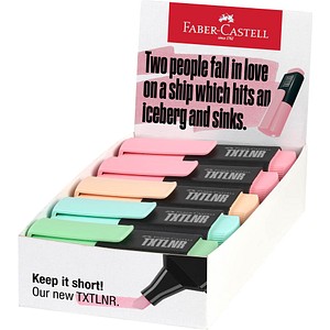 4005401542117 - Textmarker TXTLNR Mini Pastell A 154211 Pack farbig sortiert 1-5mm Keilspitze 4005401542117 10 Stück