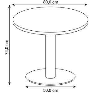 4032062157206 - Besprechungstisch VSTF08 3 S 80x80cm (BxT) rund ahorn silber 4032062157206 Hammerbacher 4032062157206 - Besprechungstisch VSTF08 3 S 80x80cm (BxT) rund ahorn silber 4032062157206 Hammerbacher
