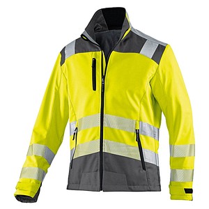 4053813368535 - Kübler Workwear - Kübler Reflectiq Softshell Jacke psa 2 warngelb anthrazit Gr 4XL - gelb 4053813368535 - Kübler Workwear - Kübler Reflectiq Softshell Jacke psa 2 warngelb anthrazit Gr 4XL - gelb