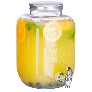 relaxdays Getränkespender 5,0 l, 1 St.