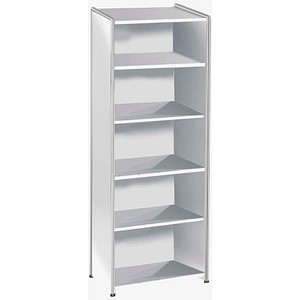 Kerkmann Aktenregal Lago weiß 80,0 x 38,0 x 185,0 cm