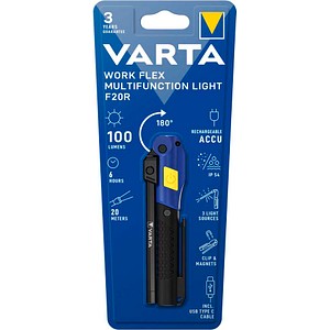 VARTA Work Flex® F20R LED Taschenlampe schwarz 12,0 cm, 100 Lumen, 1 St.