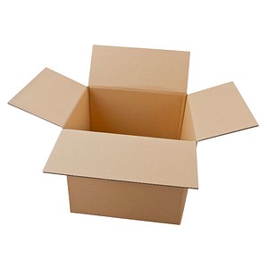 Nestler Wellpapp-Faltkartons 1-wellig braun 36,0 x 31,0 x 31,7 cm Außenmaß, 20 St.
