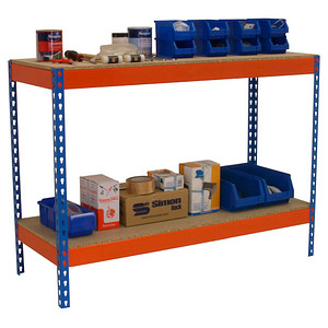 8435104983614 - Werkbank SIMONWORK BASIC 2 orange blau 1500 x 750 x 900 cm 8435104983614 Simonrack