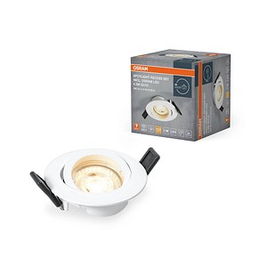 OSRAM Spotlight Recess LED Einbaustrahler weiß 4,3 W
