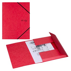 VON LEITZ Eckspanner DIN A4 rot, 1 St.