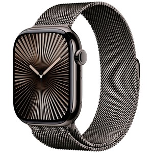 0195949564147 - Smartwatch APPLE Watch 10 Titan Smartwatches Gr 46 mm Cellular M L Milanaise grau Bestseller