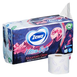 Zewa Toilettenpapier Ultra Soft „Blütentraum“ 4-lagig, 16 Rollen