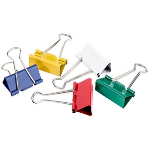 4040881856170 - 12 Foldbackklammern farbsortiert 41 cm
