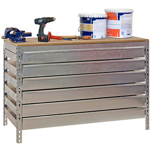 8435104932919 - Werkbank SIMONWORK BT5 BOX silber 6 Schubladen 1210 x 760 x 842 cm 8435104932919 Simonrack