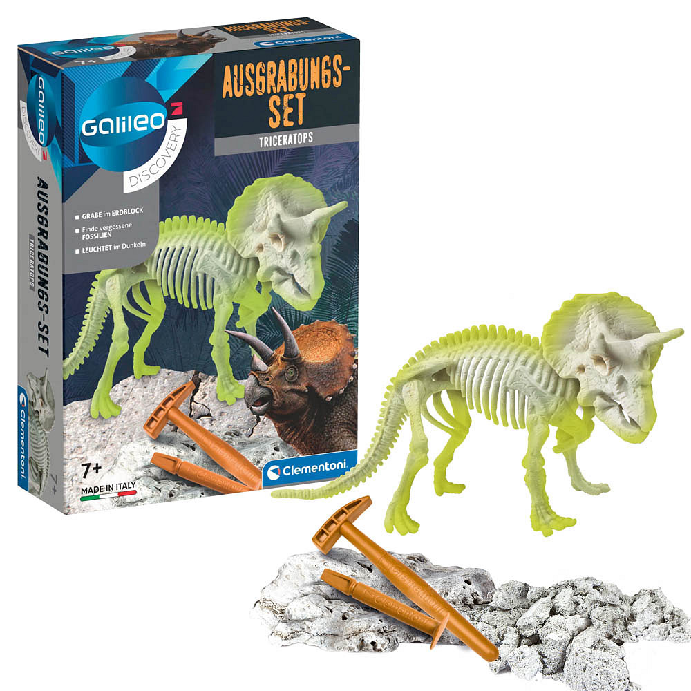 Clementoni Ausgrabungsset Triceratops mehrfarbig