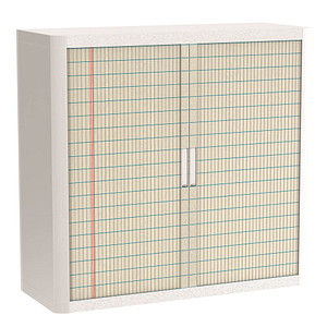 3660141949032 - easyOffice Contents Rollladenschrank 61978 2 Fachböden 1100 x 415 x 1040 cm 3660141949032 PAPERFLOW