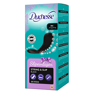 2200096482270 - Duchesse Slipeinlagen String & Slip Black 28 St