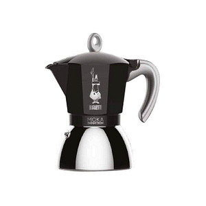 BIALETTI MOKA INDUCTION Espressokocher schwarz, 4 Tassen