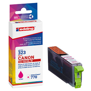 edding EDD-323 magenta Druckerpatrone kompatibel zu Canon CLI-551 XL