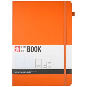 8712079544270 - Notizbuch A4 liniert bernstein Hardcover 160 Seiten 1 St