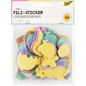 4001868145632 - Bastelfilz EASTER mehrfarbig 110 St