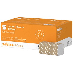 Satino Papierhandtücher 278509 Zick-Zack-Falzung 2-lagig 3.200 Tücher