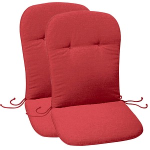 2 BEST Sitzkissen rot 45,0 x 96,0 cm