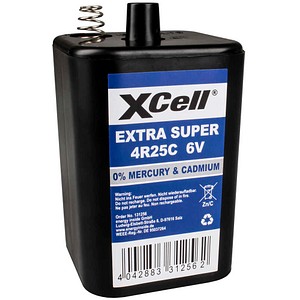 XCell - 4R25 Blockbatterie - 6V - Zink-Kohle - 1 Stück