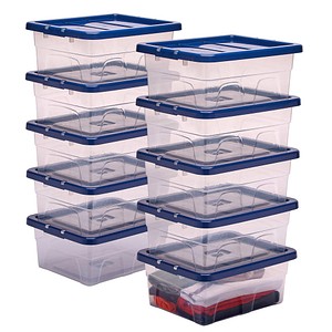 0043859804825 - 10 Aufbewahrungsboxen 150 l transparent blau 320 x 400 x 170 cm 0043859804825 10 Stück 0043859804825 - 10 Aufbewahrungsboxen 150 l transparent blau 320 x 400 x 170 cm 0043859804825 10 Stück
