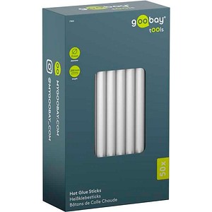 Goobay Heißklebesticks - 11mm Durchmesser - Transparent - 50 Stück