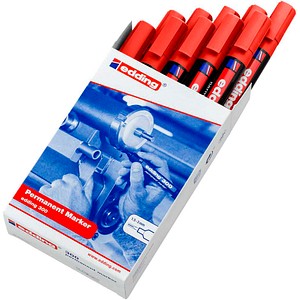 4004764062867 - Permanentmarker 300 rot 15-3mm Rundspitze 4004764062867 4-300002 10 Stück