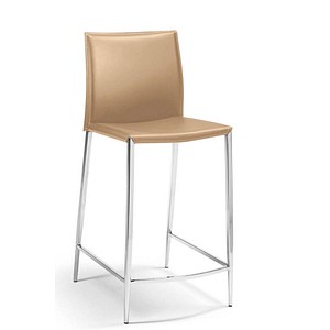 myALTO Barhocker beige Leder