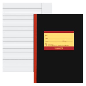 BRUNNEN Schulheft Oberschule Lineatur 9 liniert DIN A5 Außenrand, 20 Blatt, 1 St.