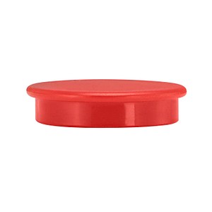 Magnete rot, Kunststoff Ø 3,8 x 1,03 cm, 10 St.