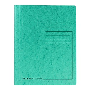 25 FALKEN Schnellhefter Karton grün DIN A4