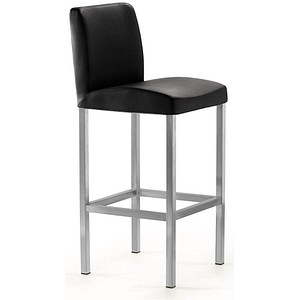 myPRO-IN Barhocker schwarz Kunstleder