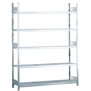 4004514215253 - SCHULTE Weitspannregal mit Stahlboden Höhe 3000 mm Spannweite 2250 mm Grundregal Tiefe 800 mm